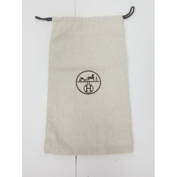 Hermes Paris Herringbone Tweed Drawstring Shoe Storage Dust Bag 15" X 9” - Picture 1 of 3
